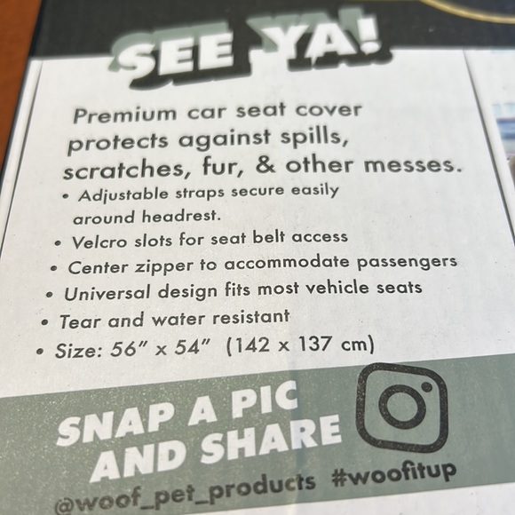 New Dog Seat Cover - Picture 5 of 6